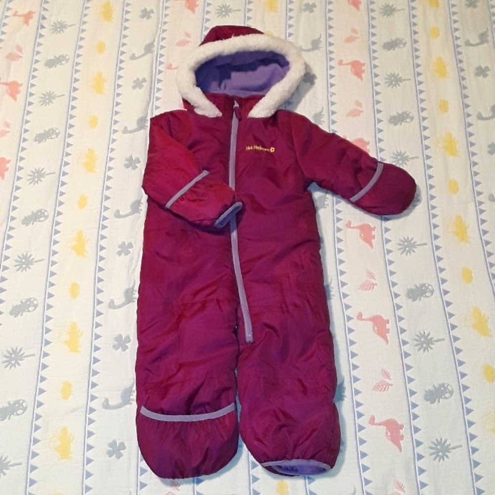 Pink Platinum Baby Snowsuit (Purple)